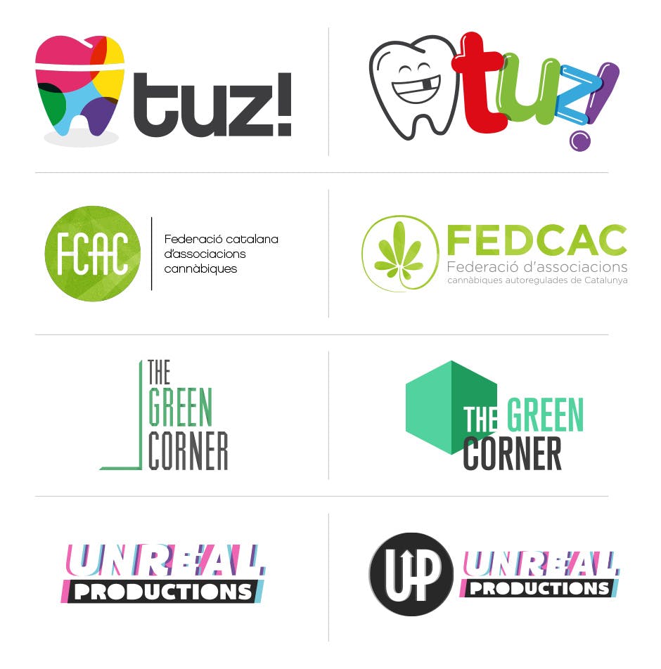Some logos that I designed myself
