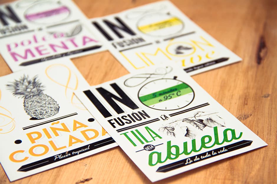Delideluxe tea labels