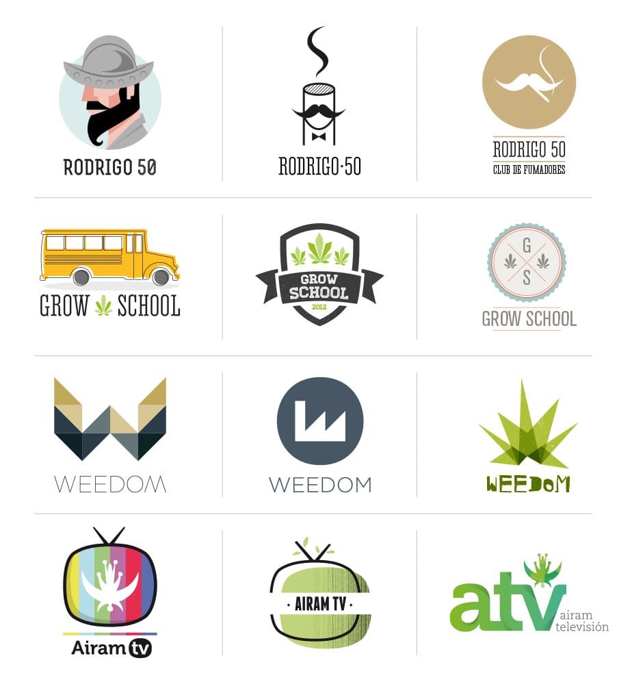 Some logos that I designed myself