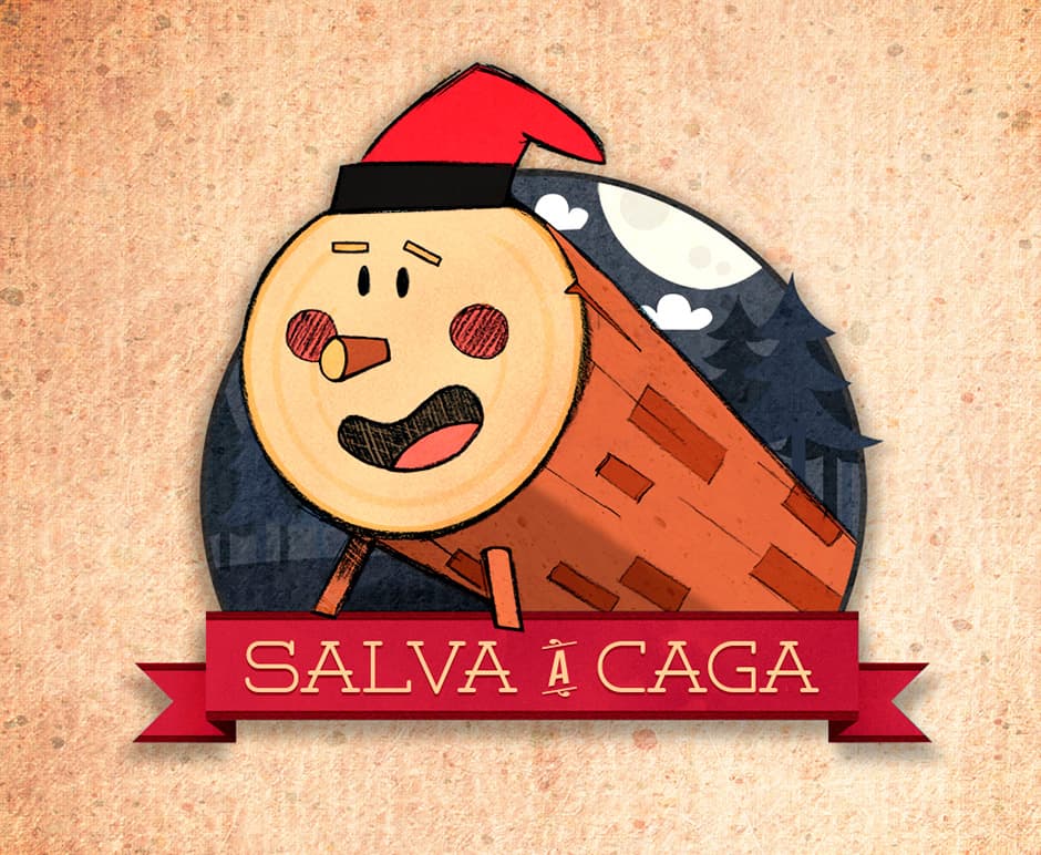 Salva a caga's logo