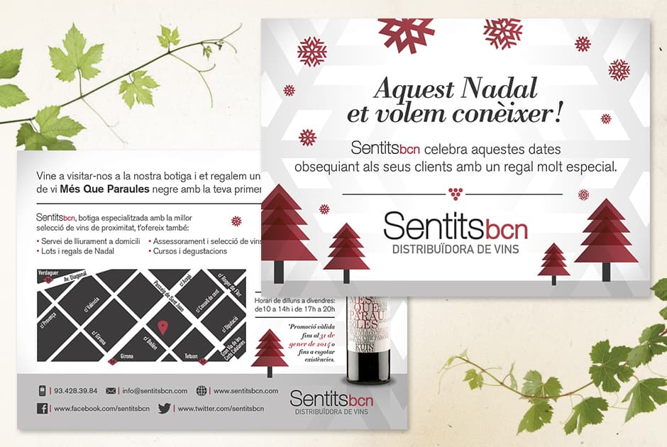 Sentits Bcn Christmas flyer