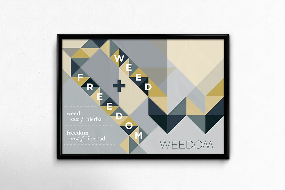 Weedom's poster design